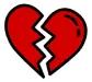 Broken Heart Icon of side.xyz